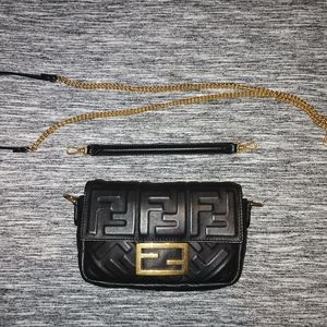 This is an authentic FENDI Nappa Embossed Mini Baguette. 100% authentic.